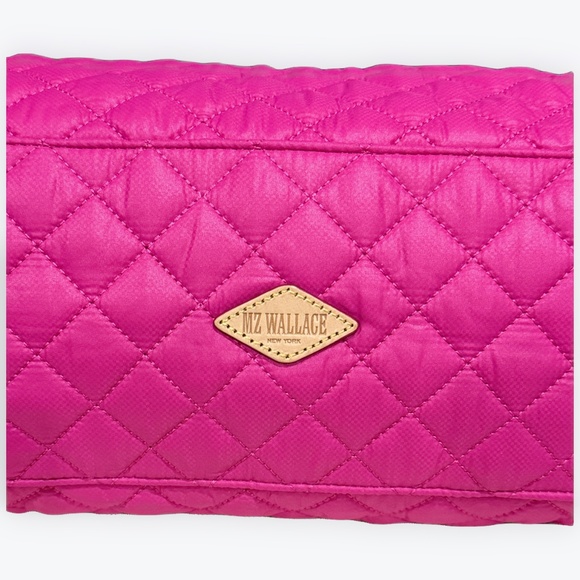 Mz Wallace Pink Top Handle Bag Convertible Satchel Crossbody PRISTINE - Picture 7 of 12